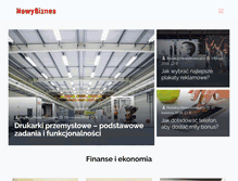 Tablet Screenshot of nowybiznes.pl